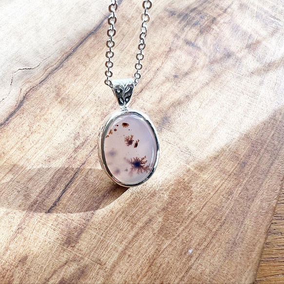 Dendritic Agate Necklace 9枚目の画像