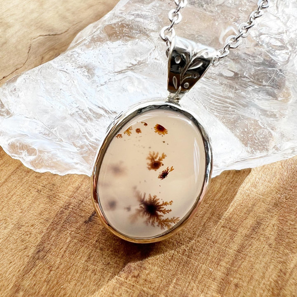 Dendritic Agate Necklace 15枚目の画像