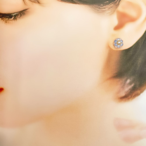 287 3粒アソート 不規則 小ぶり フラワー 花 アシンメトリー