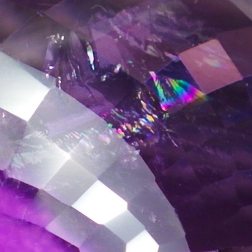 ☆天然アメジストブリリアントカット☆68.7ct/28.7mm☆オーバル