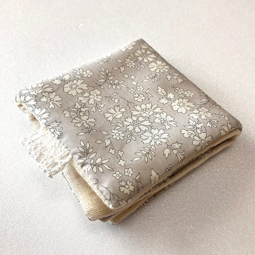 リバティ＊レースパッチハンカチ＊6重ガーゼ＊ 【公式通販】