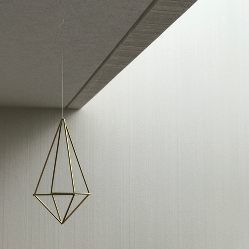 真鍮ヒンメリ　Shizuku-L-2mm ハンドメイド 真鍮ヒンメリ キット しずく型 モビール Freemaker 通販 17405618