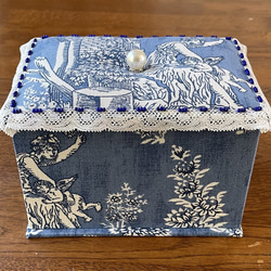 カルトナージュミニ裁縫箱 おとぎの国から飛び出したような可愛らしい