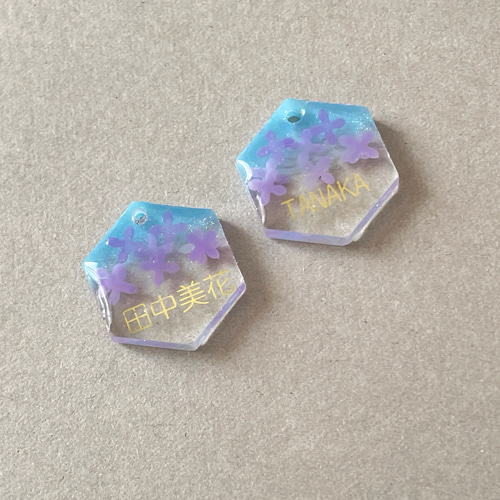 お花のアンブレラマーカー　チャーム 花】桜/花/お名前/アンブレラマーカー/傘/アンブレラ/かさ