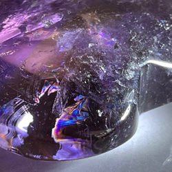 【ストレス軽減】レインボー　アメトリン　ハート形　ポリッシュ　タンブル　原石 4枚目の画像