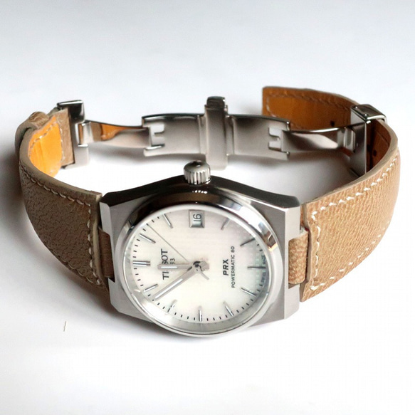 腕時計ベルト TISSOT PRX POWER MATIC 35専用 Dバックル仕様