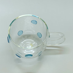 耐熱ガラスのダブルウォールマグカップ 6 3枚目の画像