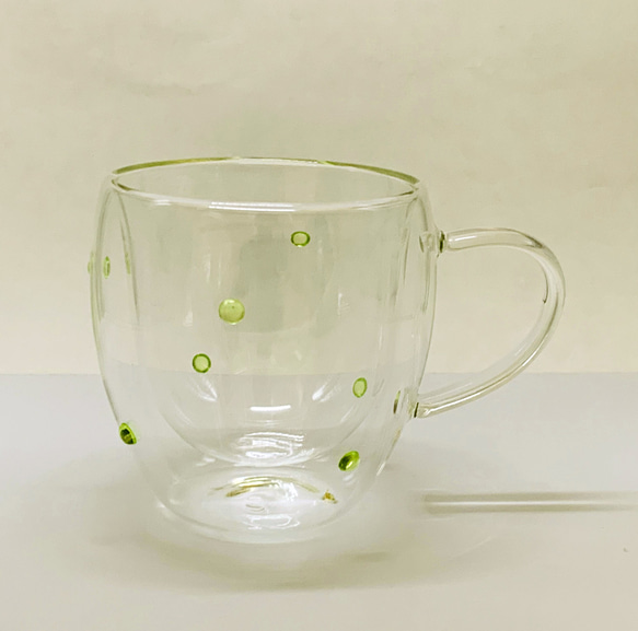 耐熱ガラスのダブルウォールマグカップ 7 1枚目の画像