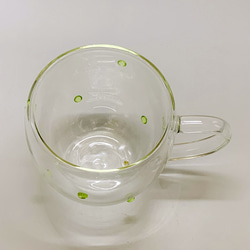 耐熱ガラスのダブルウォールマグカップ 7 3枚目の画像
