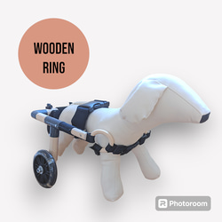 【モニター募集】木製小型犬用車椅子 1枚目の画像