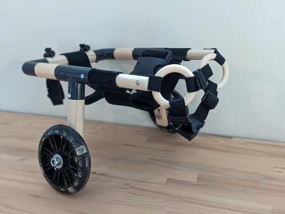 【モニター募集】木製小型犬用車椅子 3枚目の画像