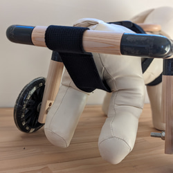 【モニター募集】木製小型犬用車椅子 10枚目の画像