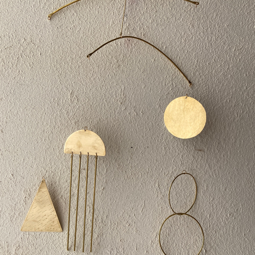 真鍮幾何学モビール』[Ⅲ] モビール Metallo KLIN 通販 17406190