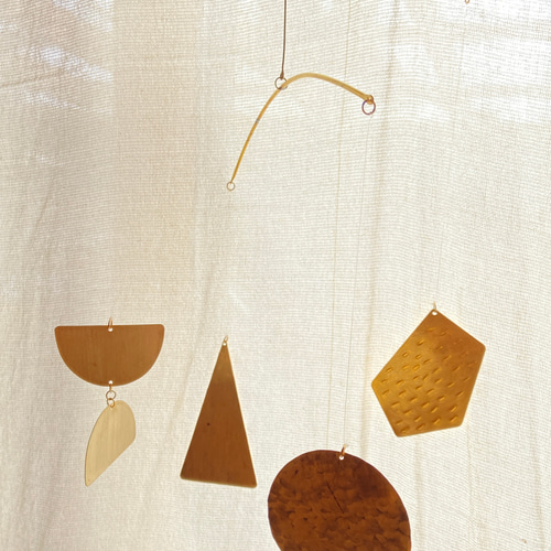 new breeze✥真鍮製 ハンドメイド モビール✥n22 new breeze✥真鍮製 ハンドメイド モビール✥n22