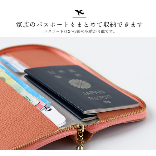 パスポートケース 本革 ファスナー 国産シュリンクレザー パスポートケース 本革 ファスナー 国産シュリンクレザー