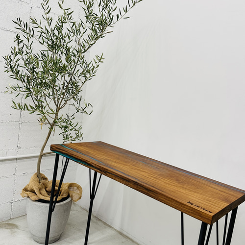 レジンテーブル】リビング ダイニングテーブル 一点物 ローテーブル