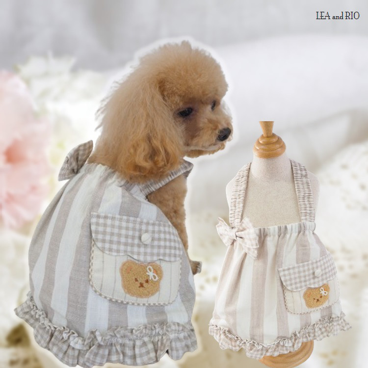 No.1754犬服 猫服 ハンドメイド ワンピース わんちゃん - メルカリ
