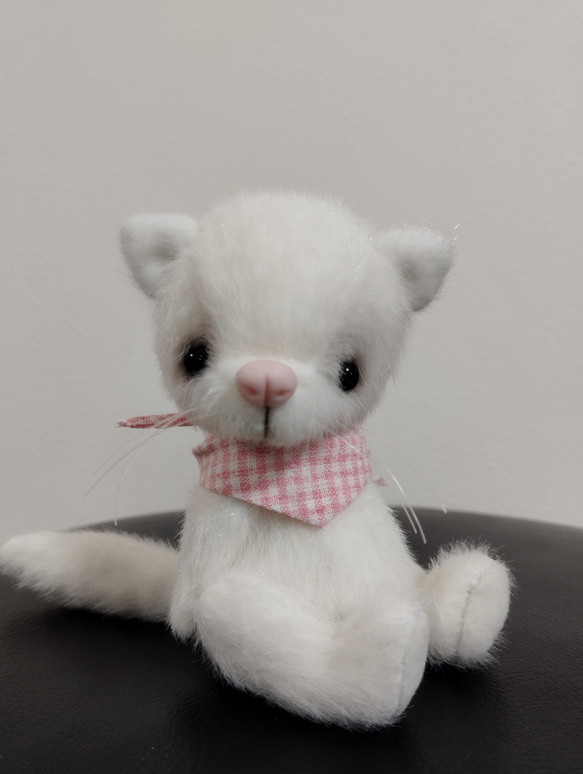 アーティストベア　白ねこちゃん　hacodeco　作家ぬいぐるみ 172961132.jpg?cmsp_timestamp=