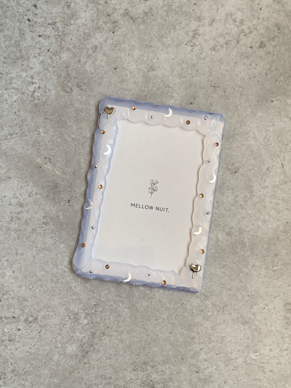 1点限り【B7トレカケース】硬質ケース ホイップデコ 『melt』 silver