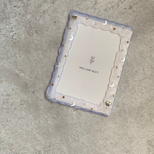 1点限り【B7トレカケース】硬質ケース ホイップデコ 『melt』 silver