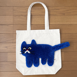 ★Nyan bag★ 我在帆布手提包裡加了一個可愛的貓地毯♪♪ 第3張的照片