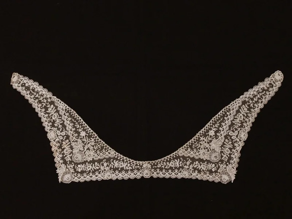 ポアン・ド・ガーズ レースの衿飾り（No.2272） 2枚目の画像