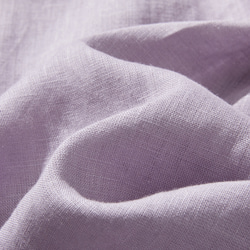 清潔感ある大人のリネンシャツ　リネン100％　長袖　藤色　240316-2 12枚目の画像