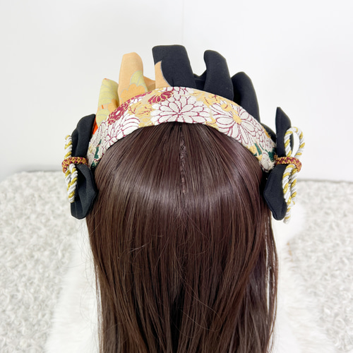 彩鶴×ボンネット風ヘッドドレス ヘッドドレス（アクセサリー