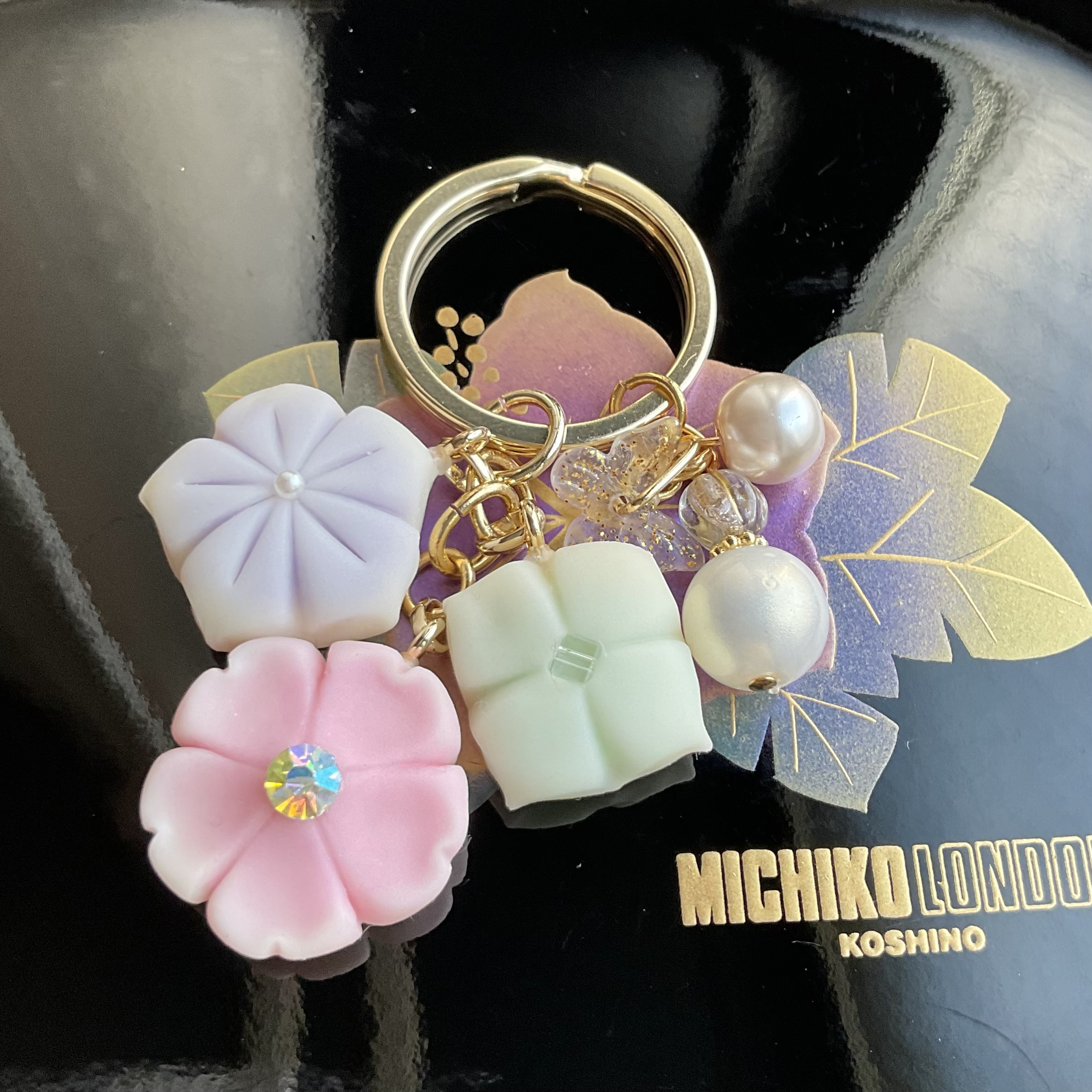 和菓子 キーホルダー うさぎ 桜大福 練り切り フェイクスイーツ