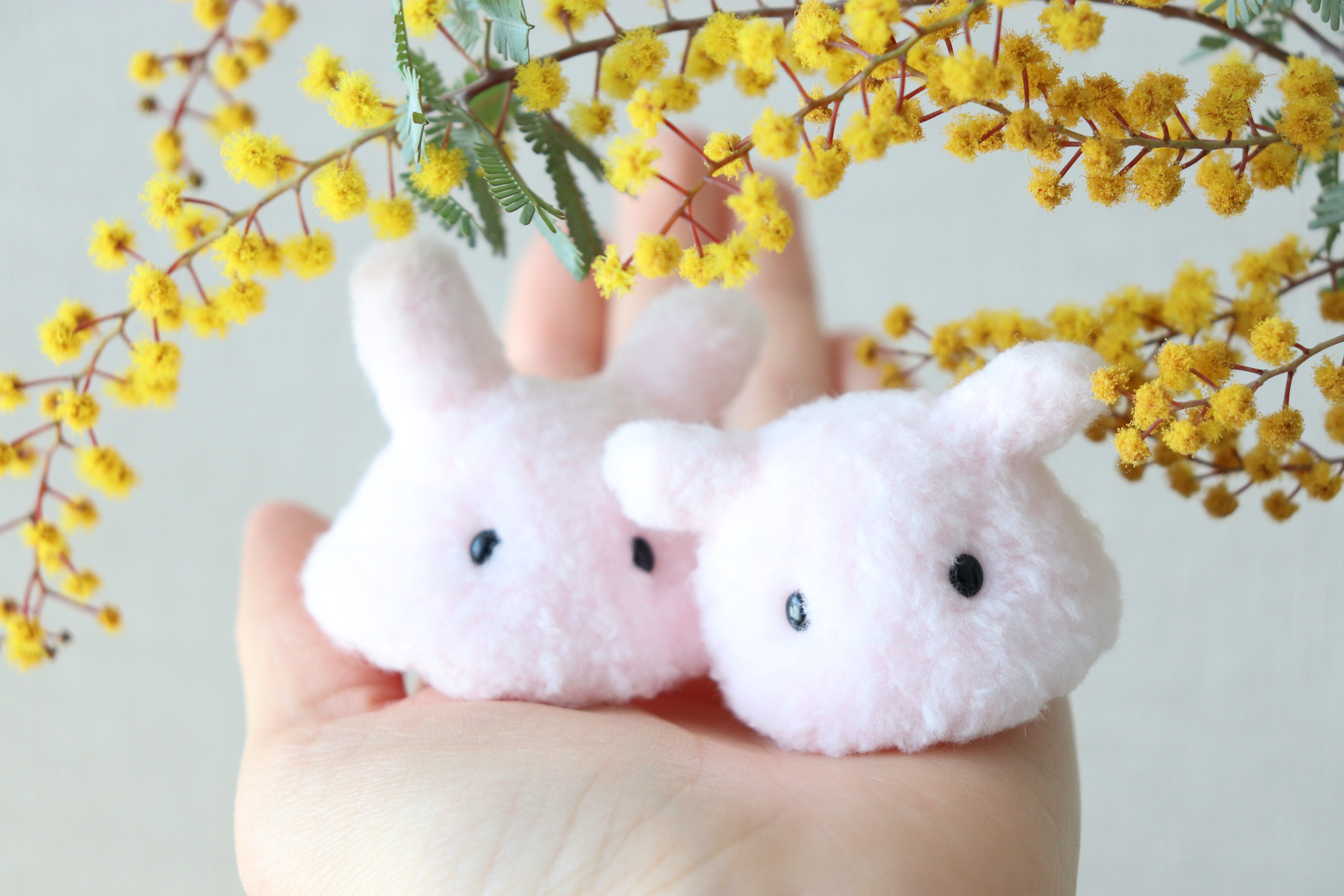 あみぐるみ ハンドメイド ぶたさん うさぎさん 【オーダー商品】ゆっこ