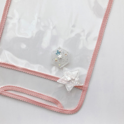knitランドセルカバー ピンク※モチーフ別売 1枚目の画像