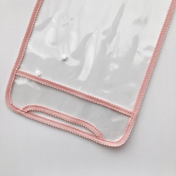 knitランドセルカバー ピンク※モチーフ別売 2枚目の画像