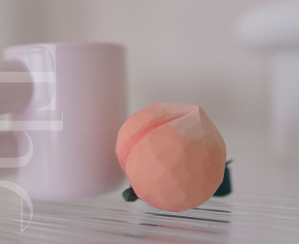 愛い 木彫りの 桃 置物 ギフト プレゼント ギフトラッピング その他