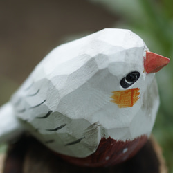 愛い　木彫りの   鳥　置物 ギフト　プレゼント　ギフトラッピング 8枚目の画像