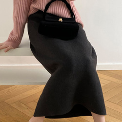 ロングスカート 優しい色 ロングスカート レディース フレアスカート スカート 大人 WFD19 14枚目の画像