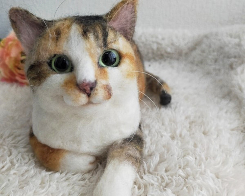 オーダー猫さん 羊毛フェルト 羊毛フェルト utuca 通販 17407928 オーダー猫さん 羊毛フェルト 羊毛フェルト utuca 通販 17407928