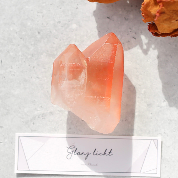 ディープピンクレムリアンシード ディアマンティーナ産 天然石 水晶 鉱物 一点物 3枚目の画像