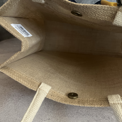 オーダー生産❤️フレンチブルドッグとヴィンテージスカーフのジュート  