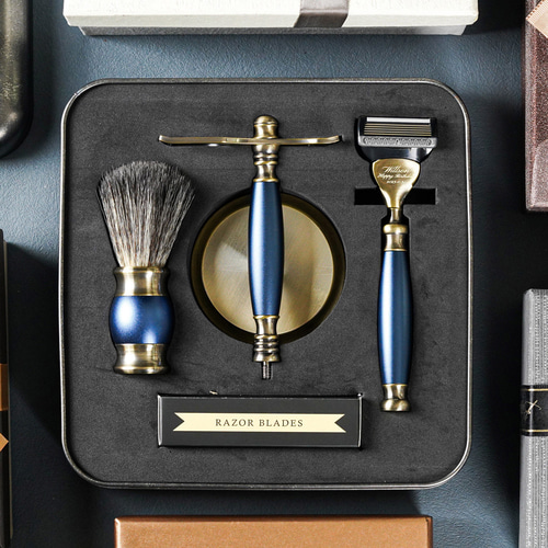 フリード】ブロンズシリーズ 5枚刃カミソリ 高級ギフトボックス 4本