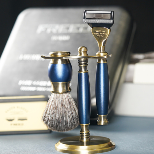 フリード】ブロンズシリーズ 5枚刃カミソリ 高級ギフトボックス 4本