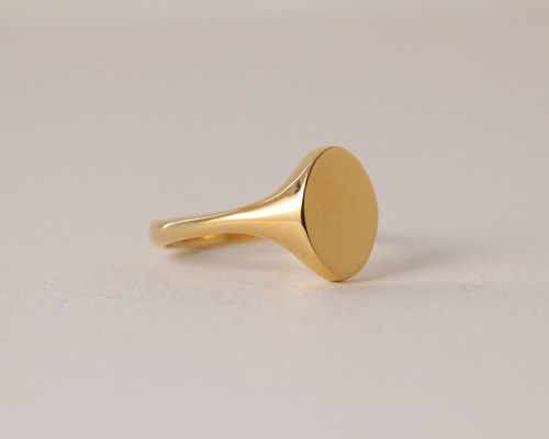 10k ゴールド ベビーリング シグネットリング made in UK 楽天市場】【Signet Ring / Gold】 K10/K18/Pt900 シグネット