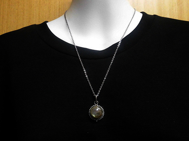 天然石 ラブラドライト ネックレス(ペンダント) 　　240101161