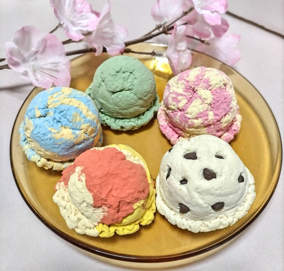 参考画像 クレイアイス フェイクスイーツ アイスクリーム 参考画像