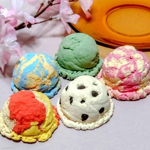 色々なアイスのパーツセット フェイクスイーツ スイーツデコ マーブル