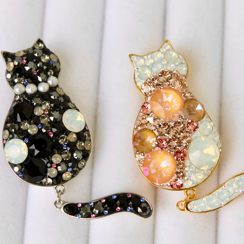 ★ブローチ★    茶猫　レジン ☆ブローチ☆ 茶猫レジン