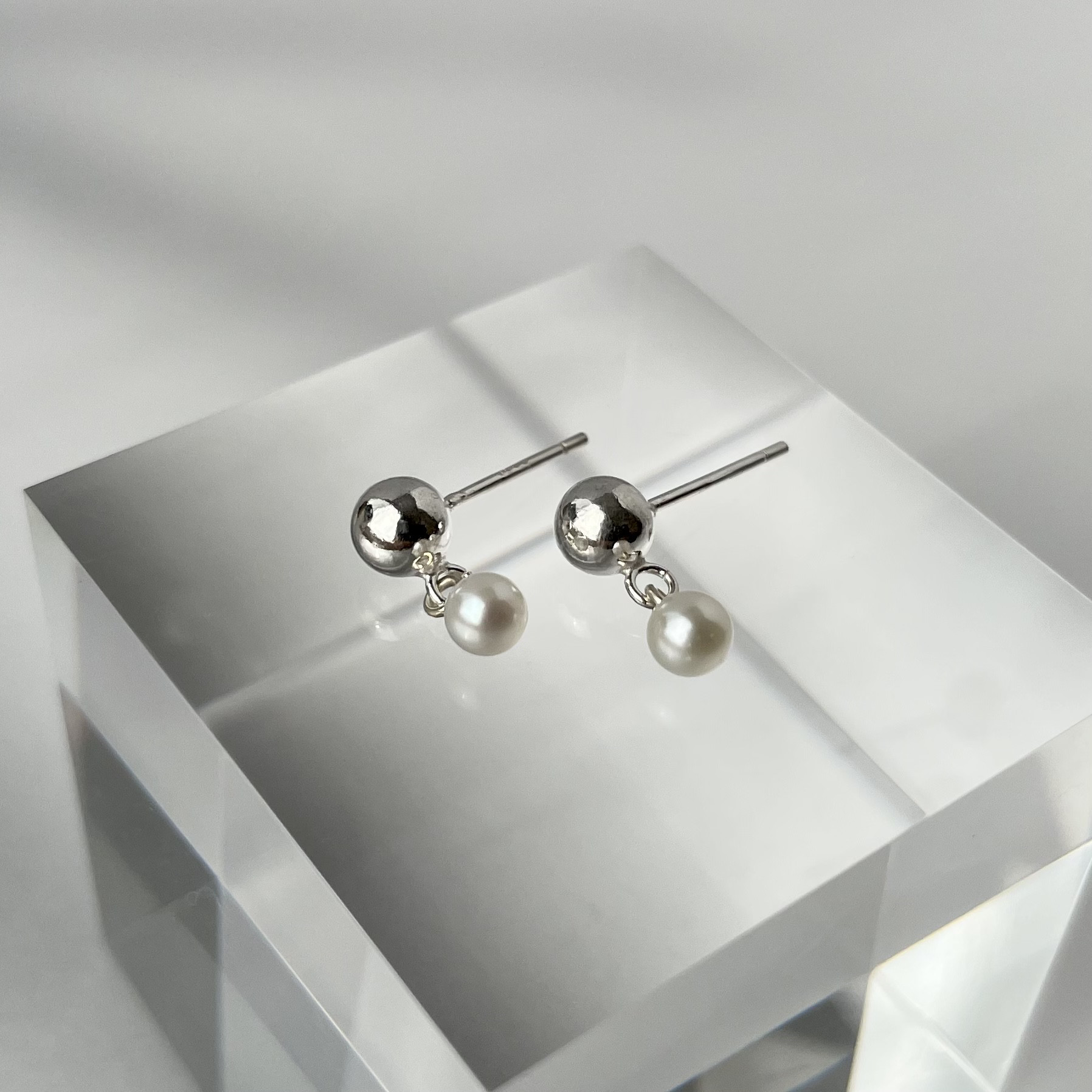 Silver925 淡水パール - Perl Pierce