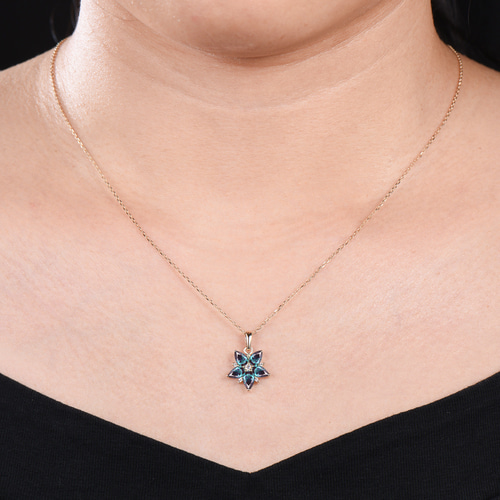 ミニマリストの 6 月の誕生石アレキサンドライト ネックレス