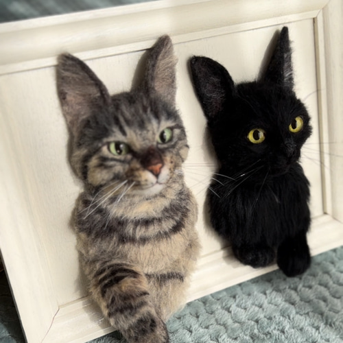 羊毛フェルト 猫 L L Lサイズ オーダー サンプルページ
