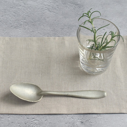 リネンのおやつマット/小さなランチョンマット/カフェマット 6枚目の画像