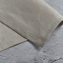 リネンのおやつマット/小さなランチョンマット/カフェマット 4枚目の画像